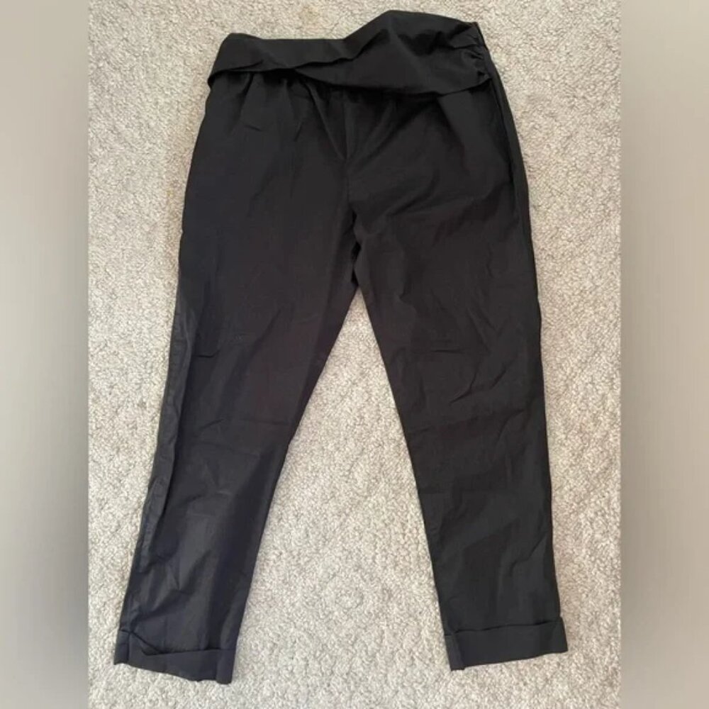 HATCH Collection - Black Twist Front Maternity Pant - Picture 4 of 8